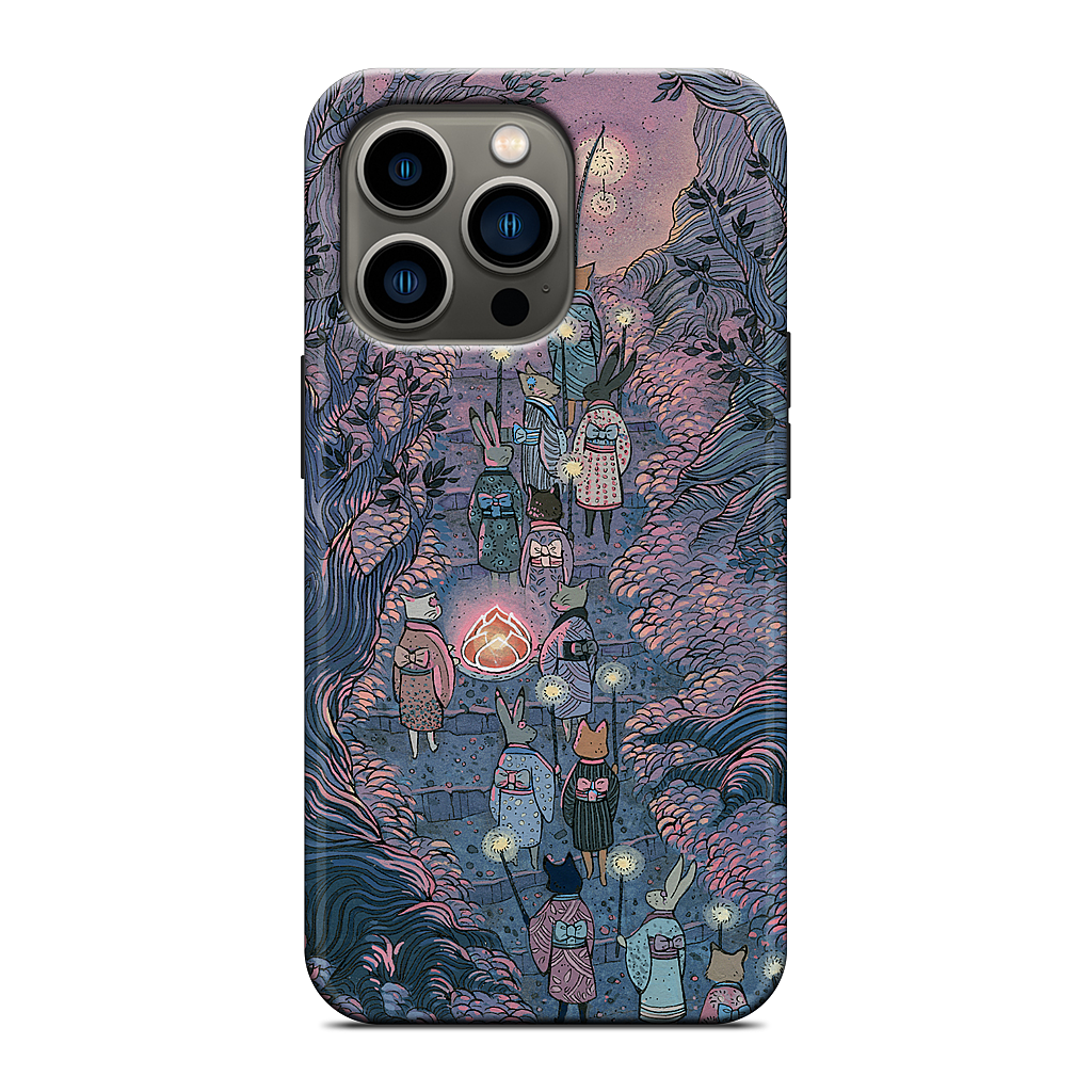 Woodland Procession iPhone Case