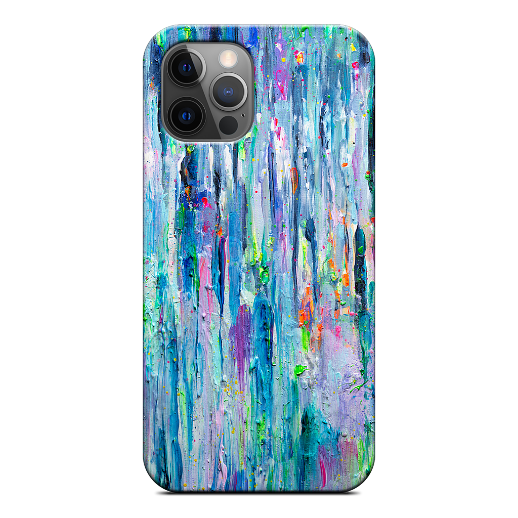 Silver Rain iPhone Case