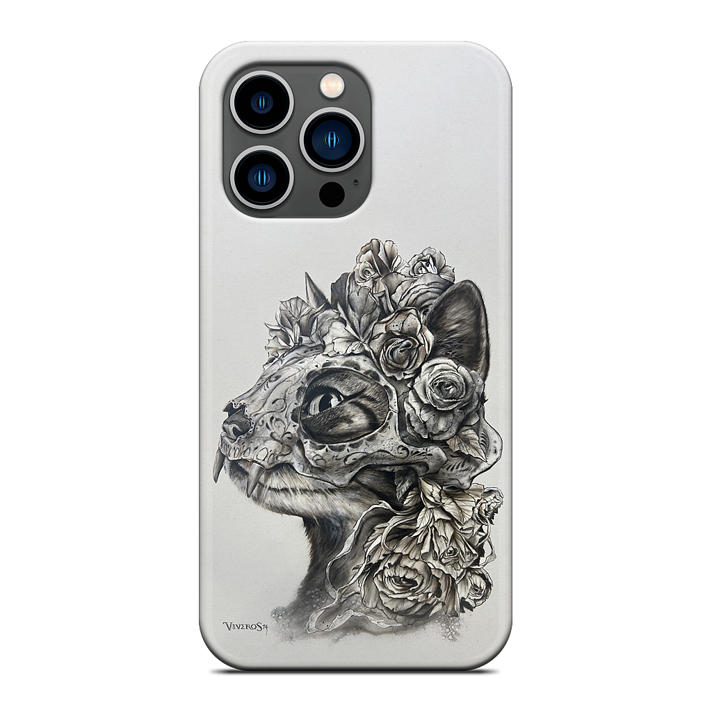 Muerte Cat iPhone Case