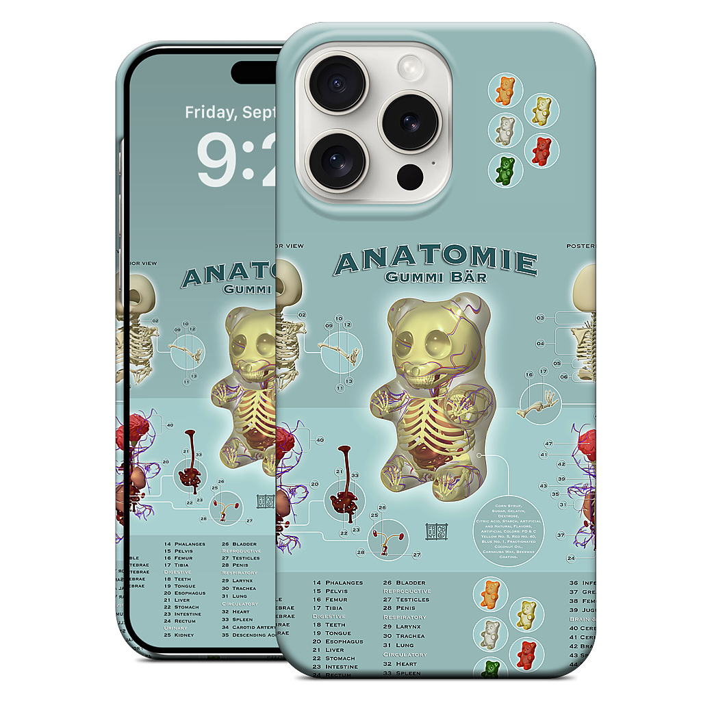 Gummi Anatomie iPhone Case