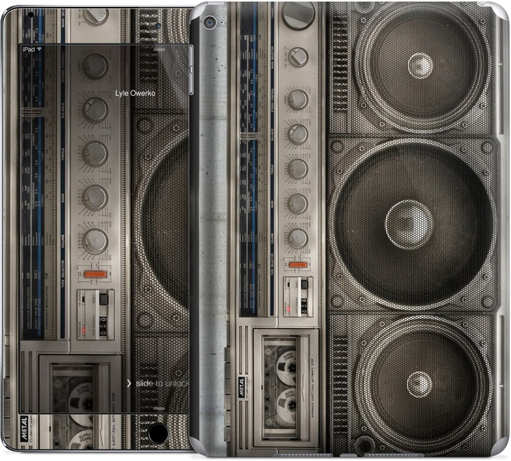 Boombox iPad Skin