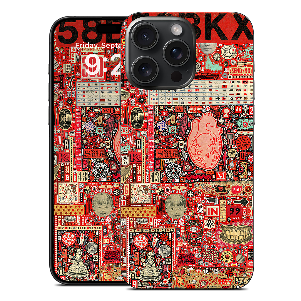 Big Numbers - Heart and Teeth iPhone Skin