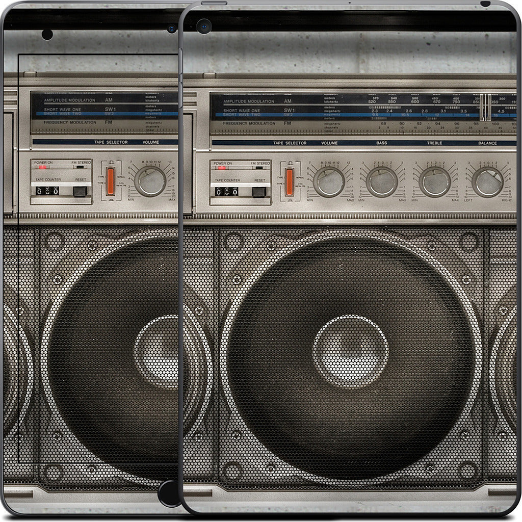 Boombox iPad Skin