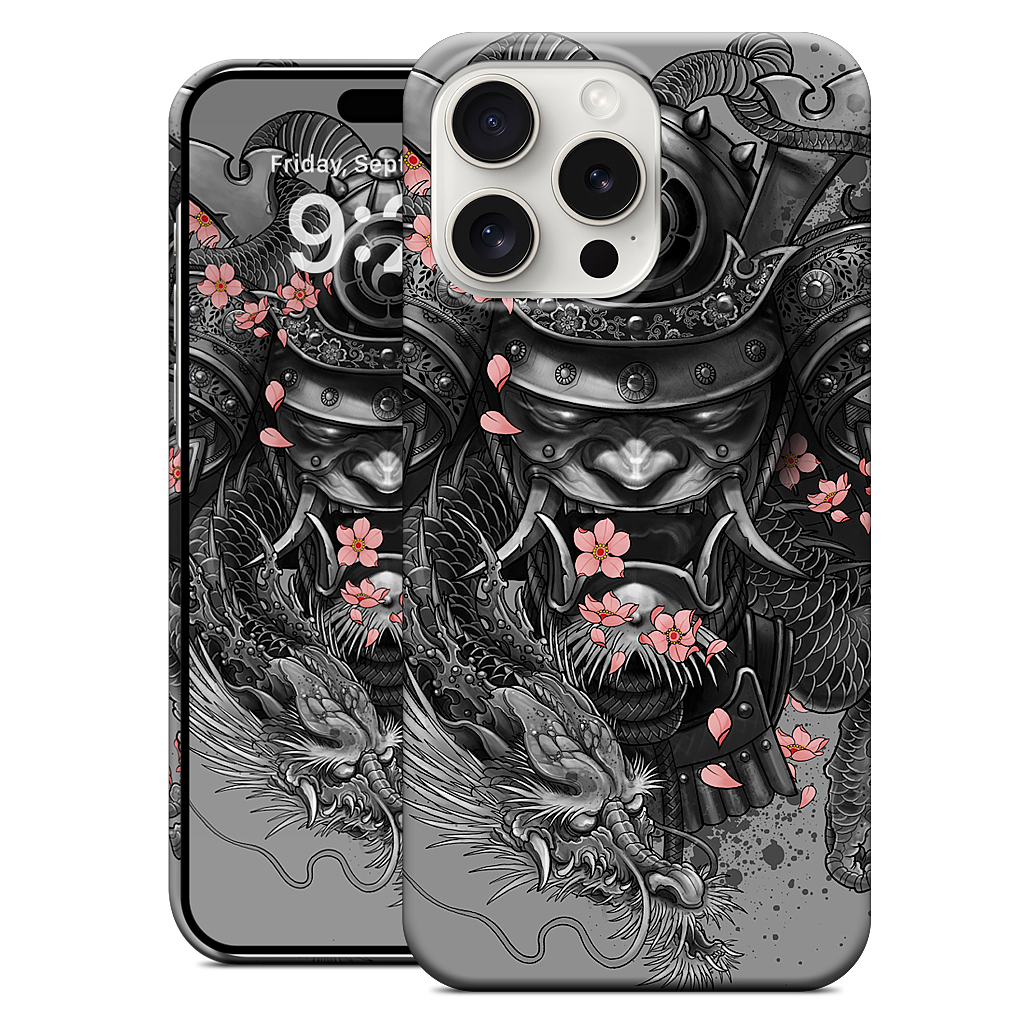 Samurai Dragon iPhone Case