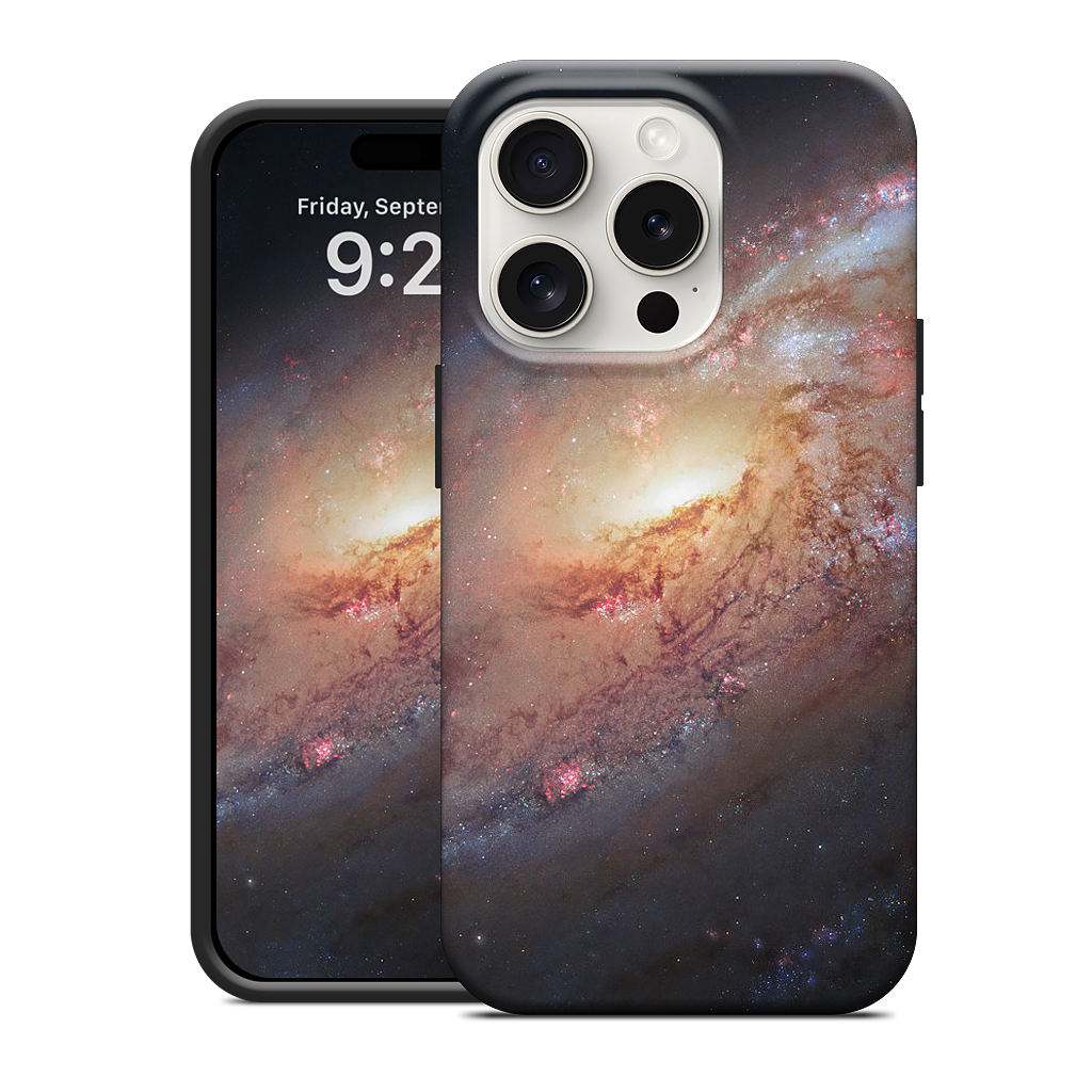 M106 Spiral Galaxy iPhone Case