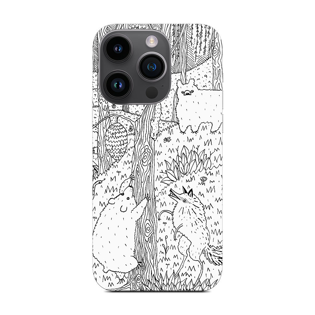 Diurnal Animals of the Forest iPhone Skin