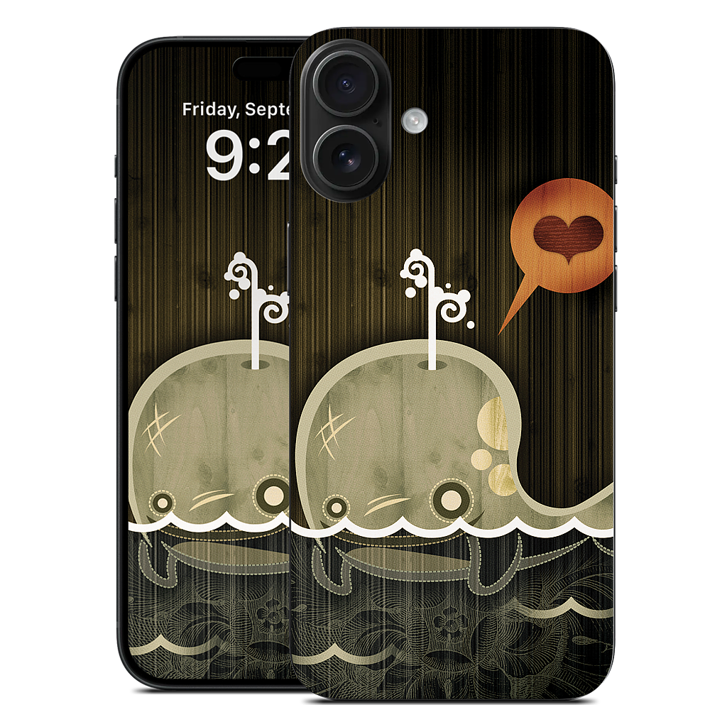 The Enamored Whale iPhone Skin