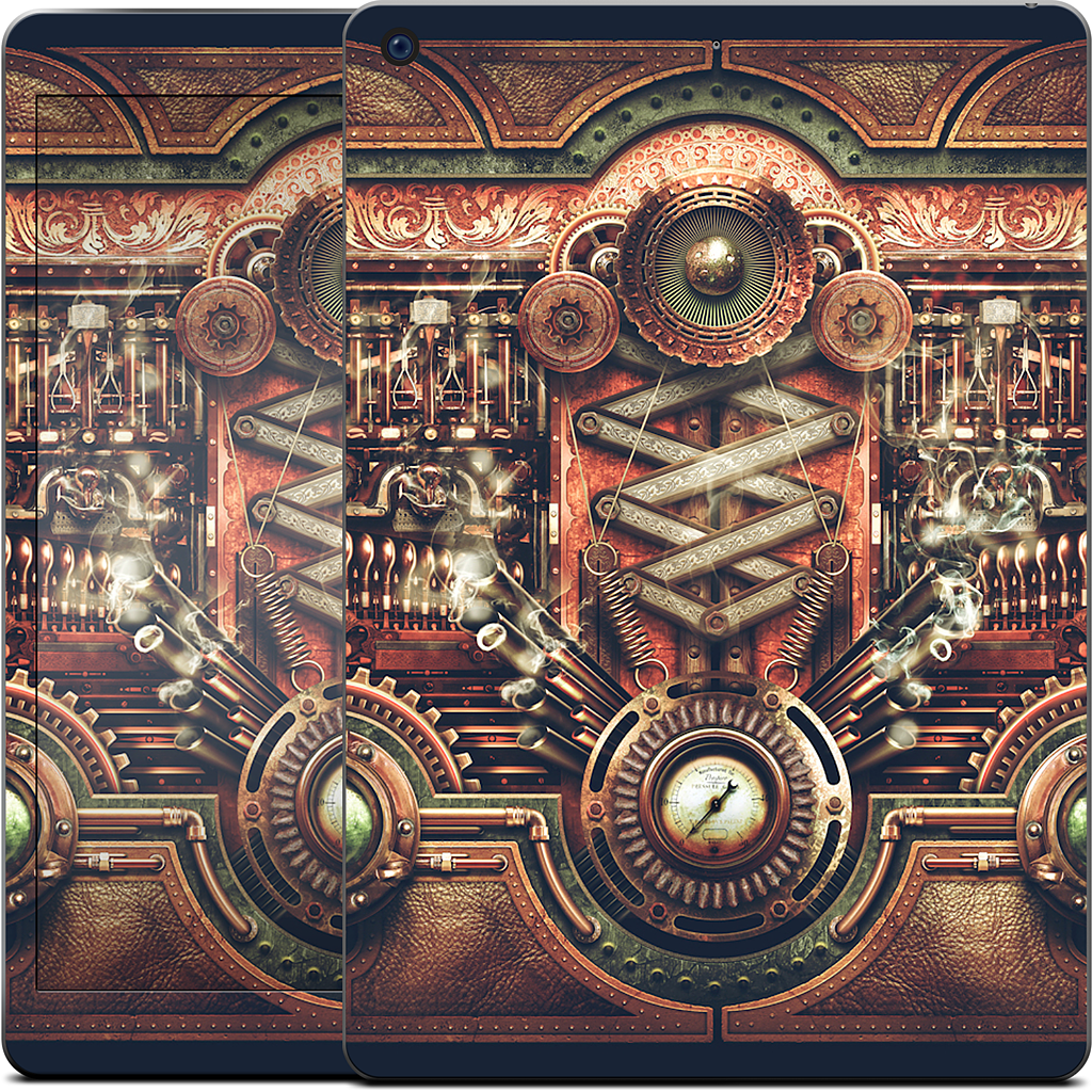 Steampunk Motherboard iPad Skin