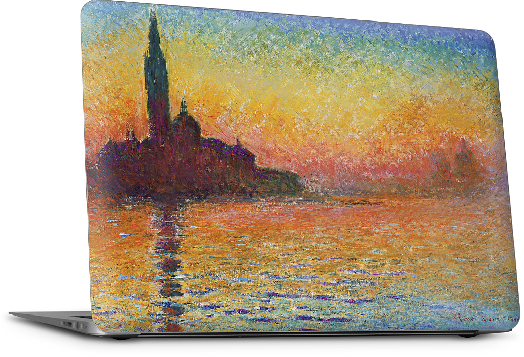 Sunset in Venice MacBook Skin