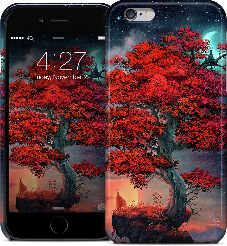 Light & Dark in Equal Parts iPhone Case