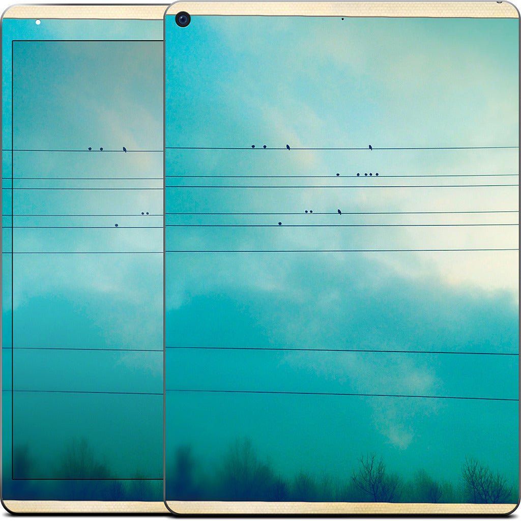 Birds on a wire iPad Skin