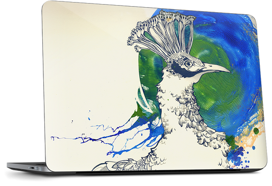 Pride of the Peacock Dell Laptop Skin