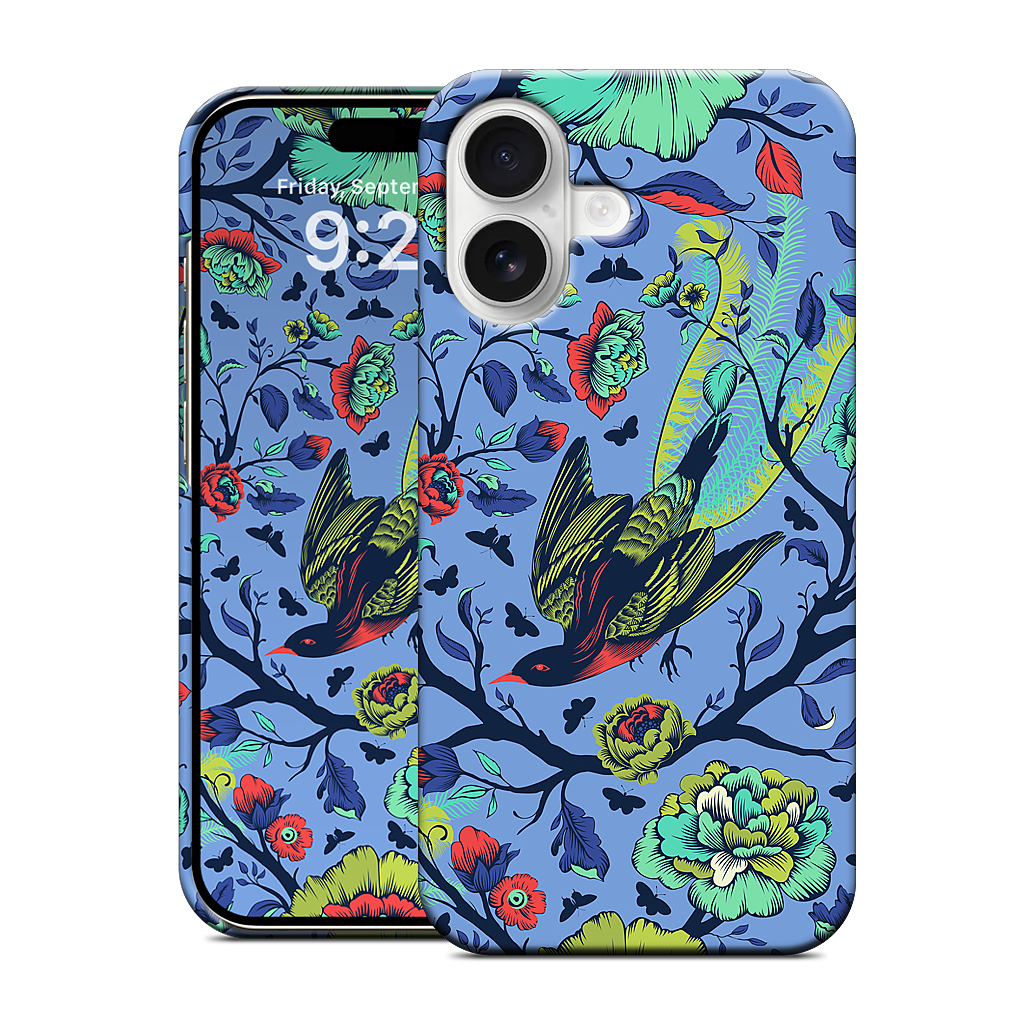 Tail Feathers Lupine iPhone Case