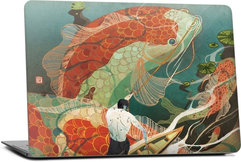 Koi Dance MacBook Skin