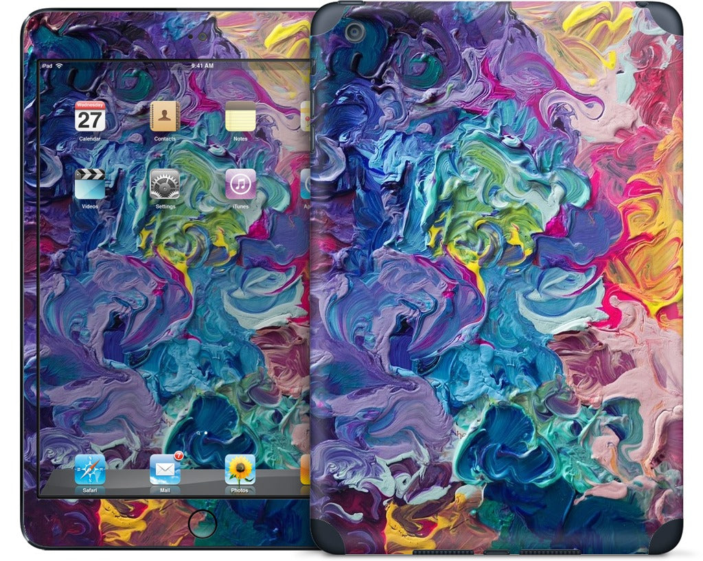 Rainbow Flow Abstract iPad Skin