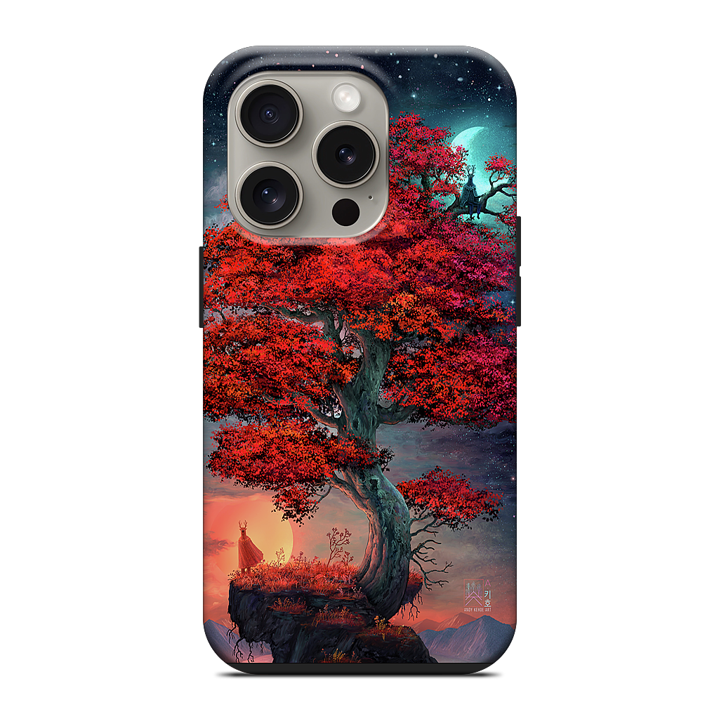 Light & Dark in Equal Parts iPhone Case