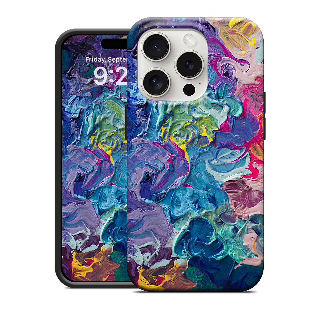 Rainbow Flow Abstract iPhone Case