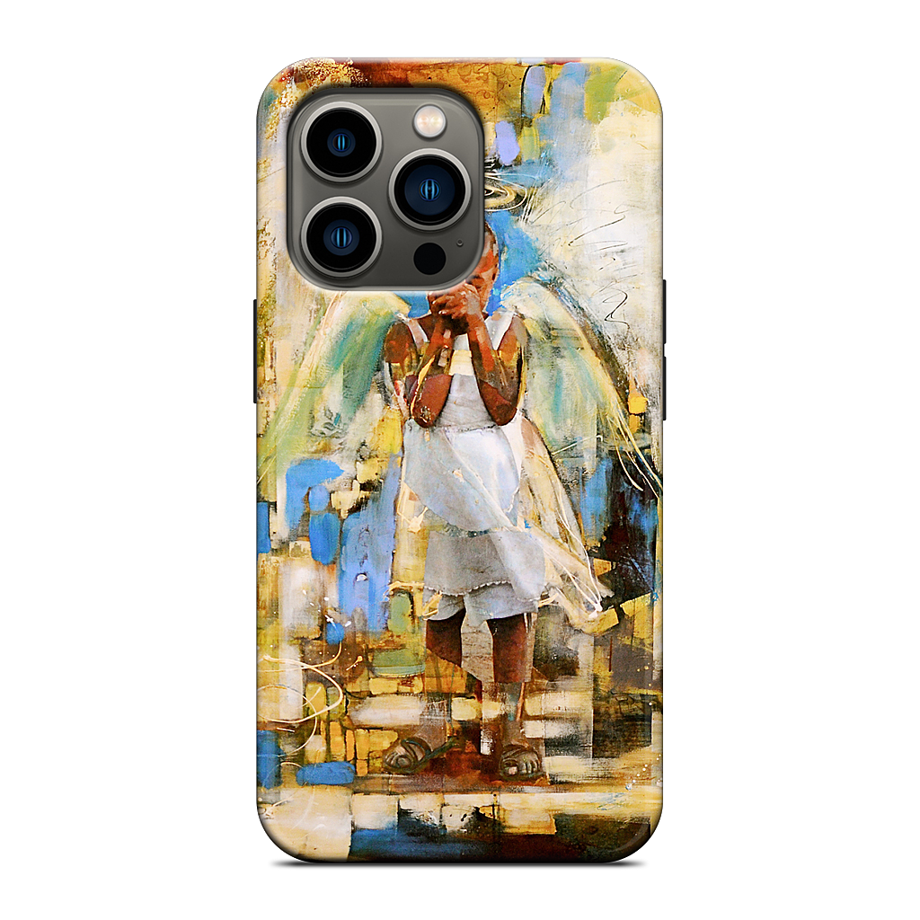 Shy Angel iPhone Case