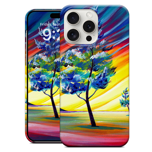 Thick Frost Sunset Glow iPhone Case