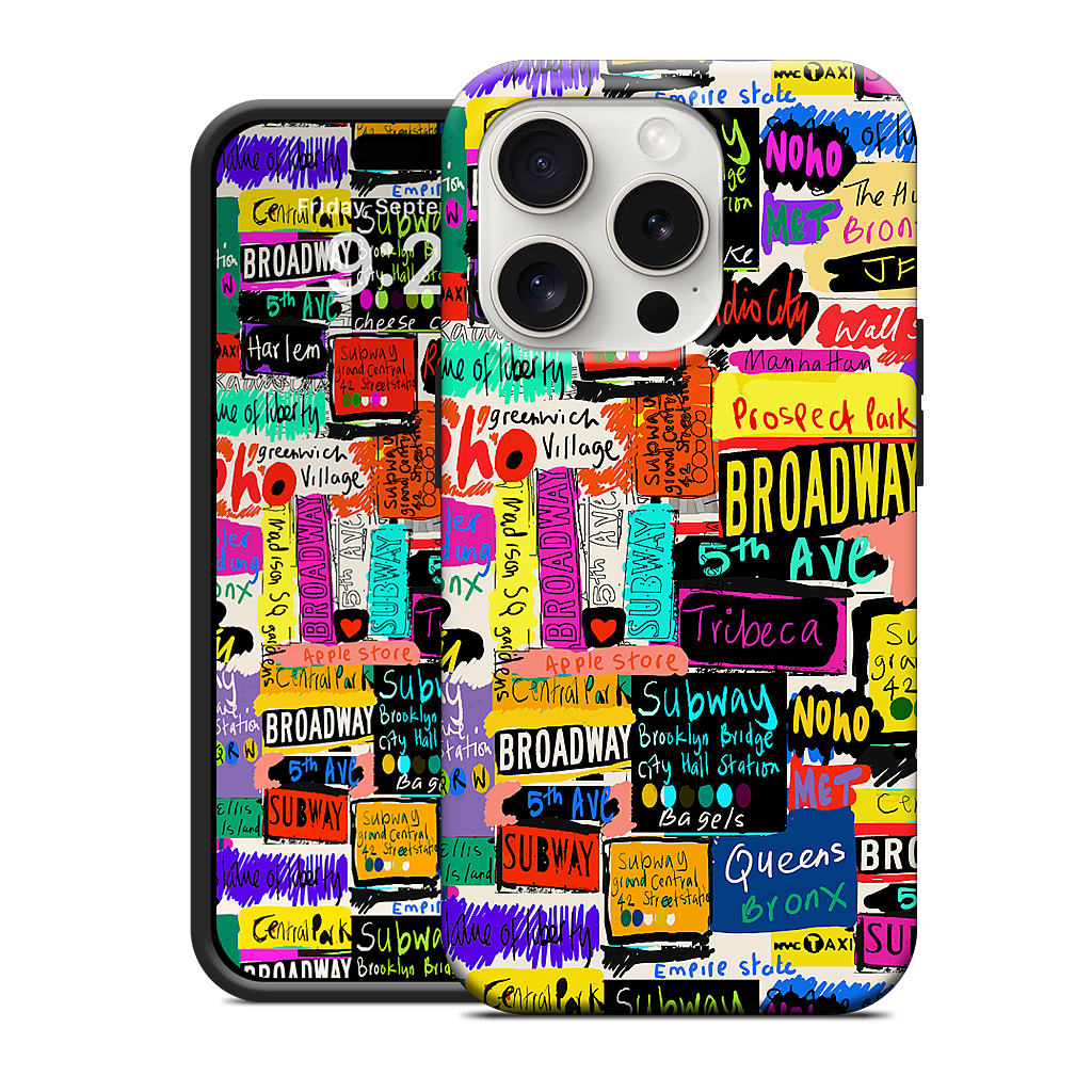 NYC Words iPhone Case