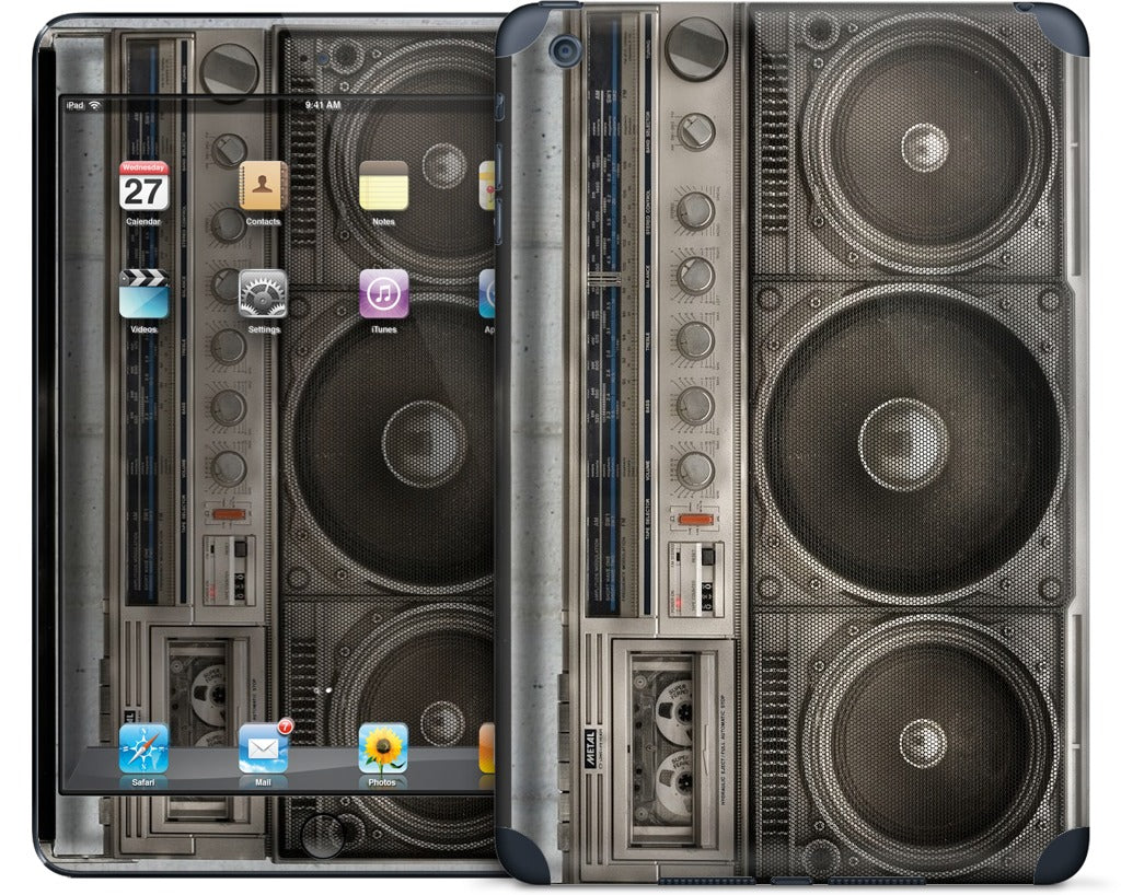 Boombox iPad Skin