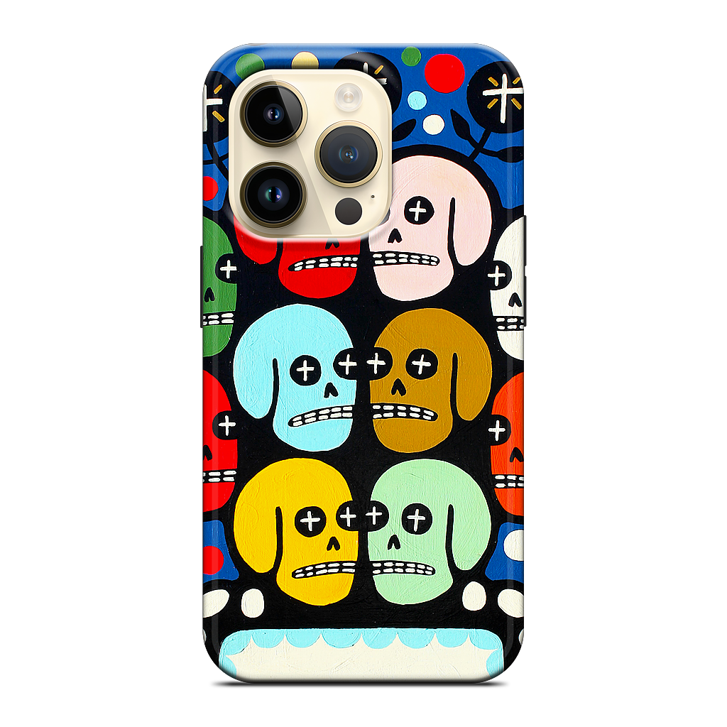 The Many Colors Of Death iPhone Case