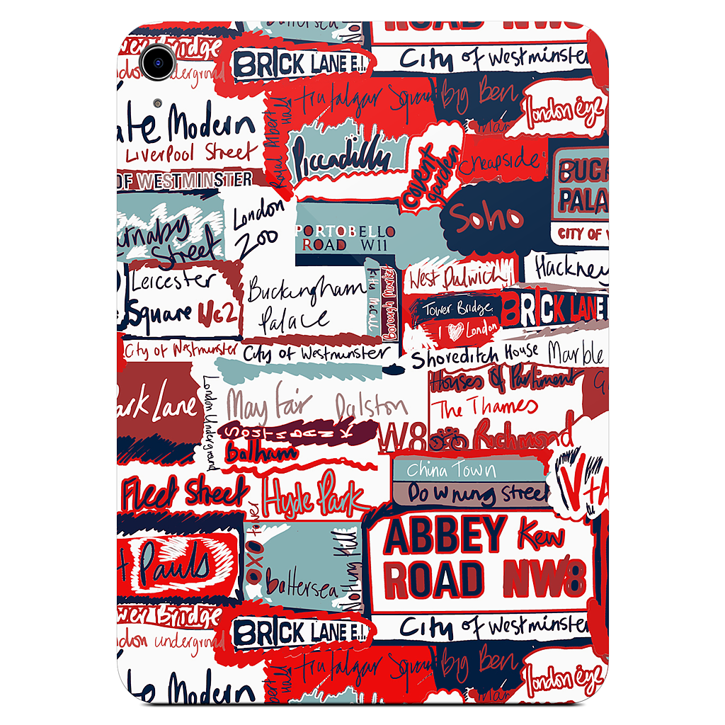 London Words iPad Skin