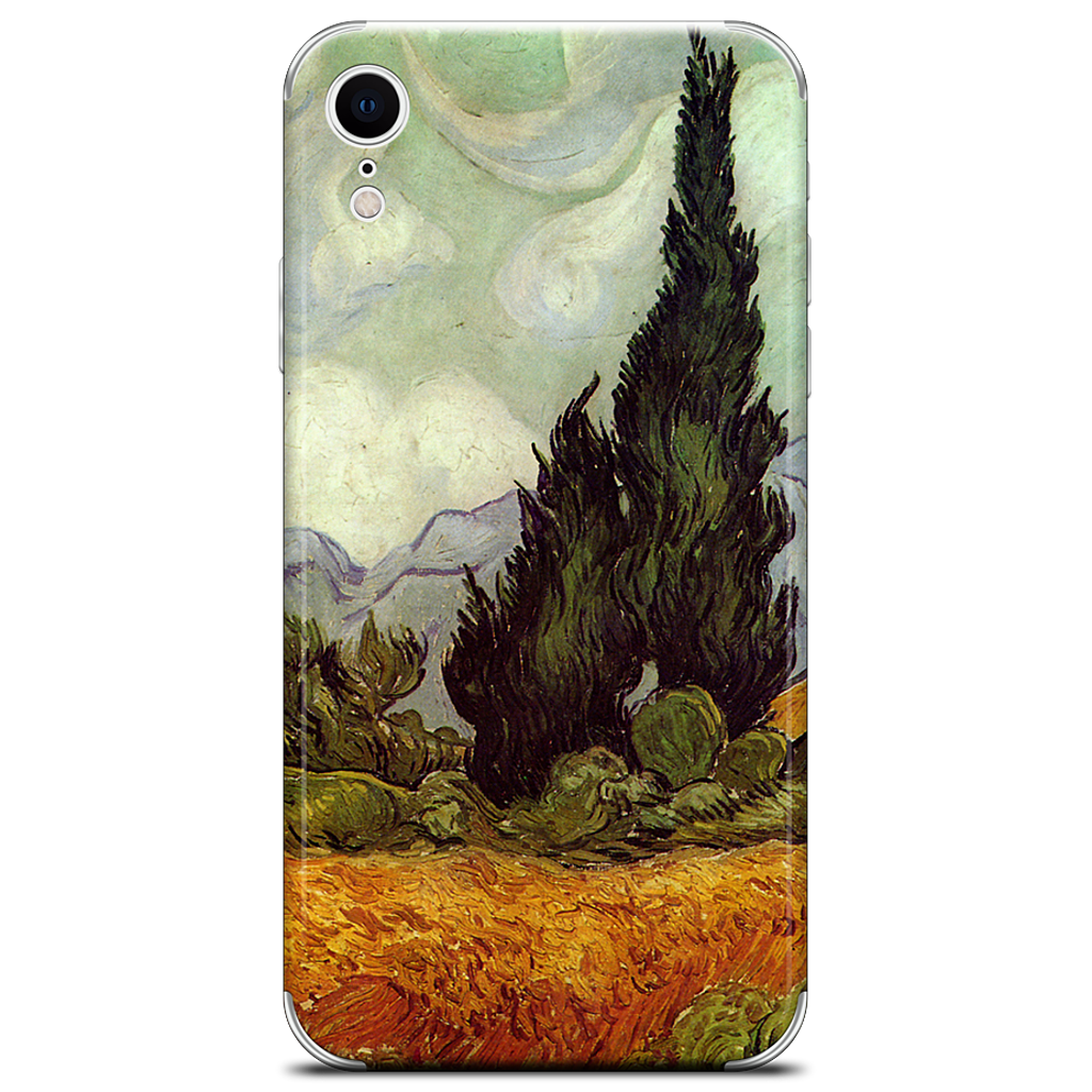 A Wheatfield with Cypresses iPhone Skin