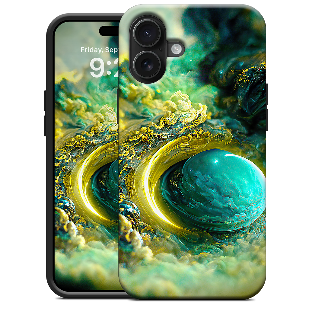 Planetary Accretion iPhone Case