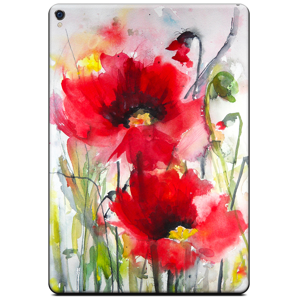 Red Poppies iPad Skin