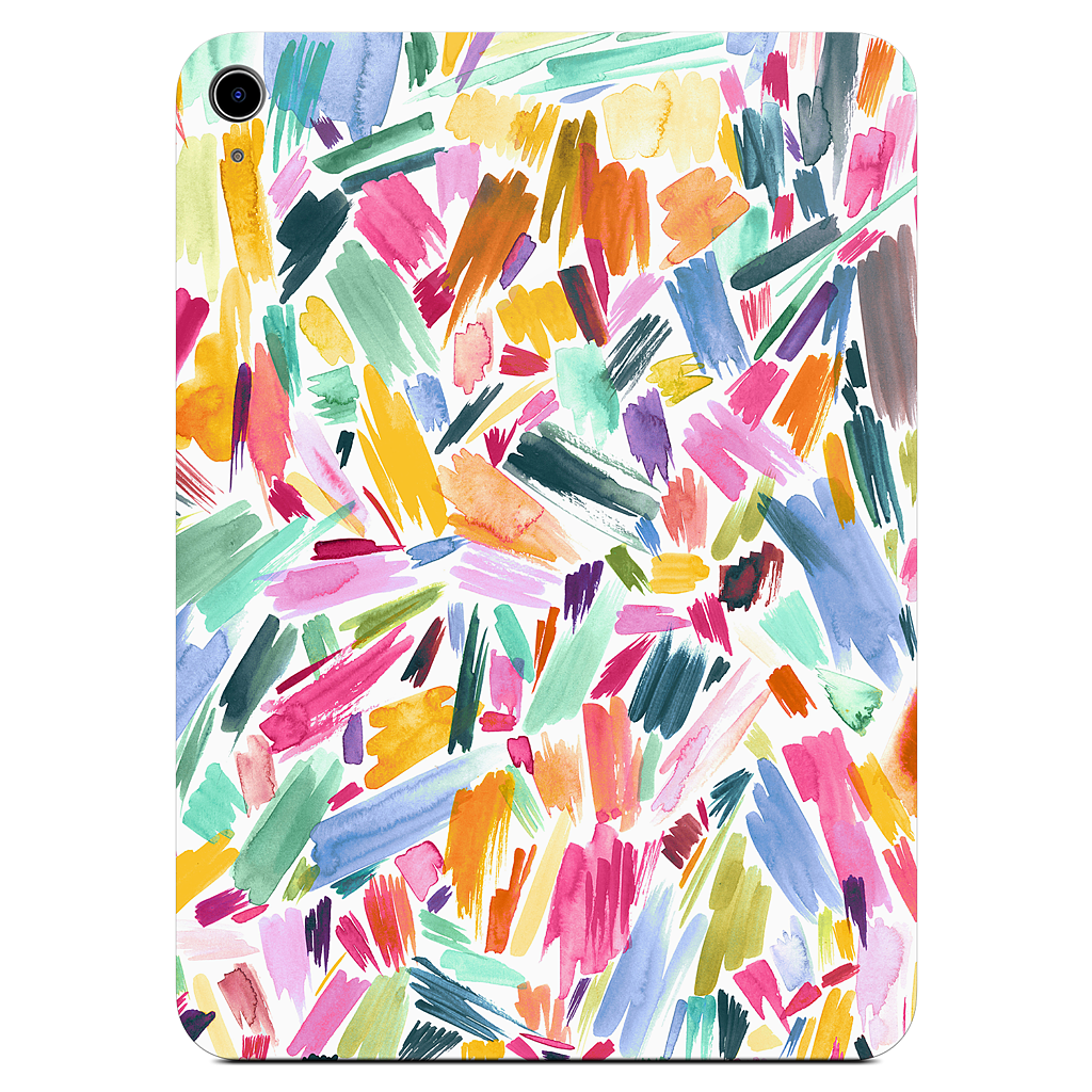 Colorful Abstract Strokes iPad Skin