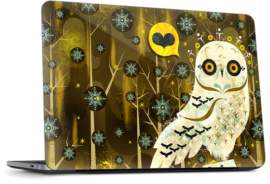 Snowy Owl Dell Laptop Skin