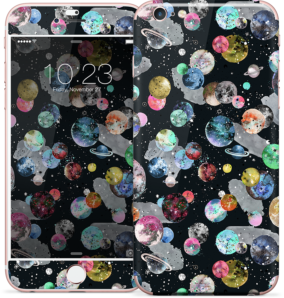 Cosmic Collage iPhone Skin