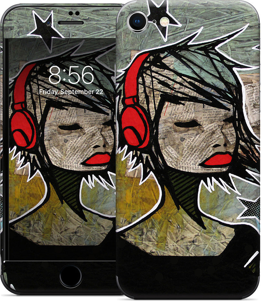 Night Music iPhone Skin