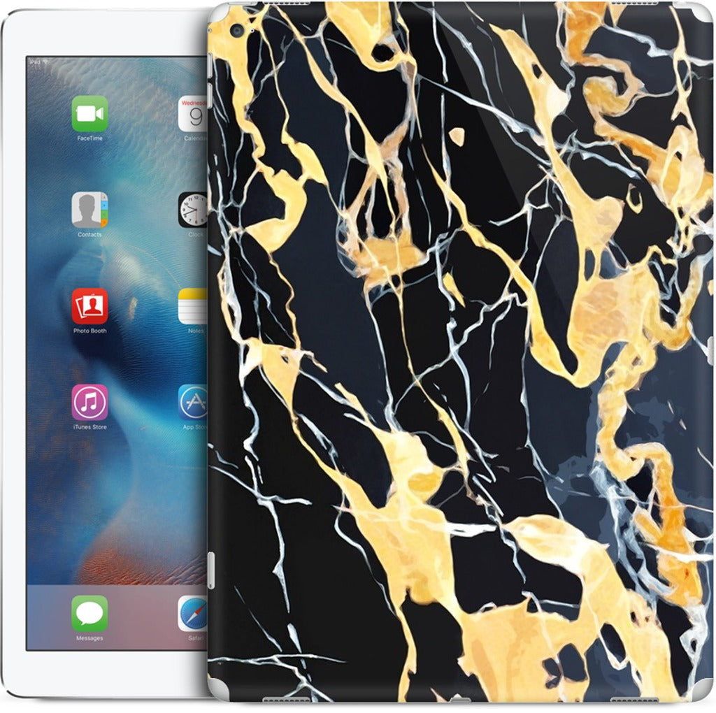 Black Marble iPad Skin