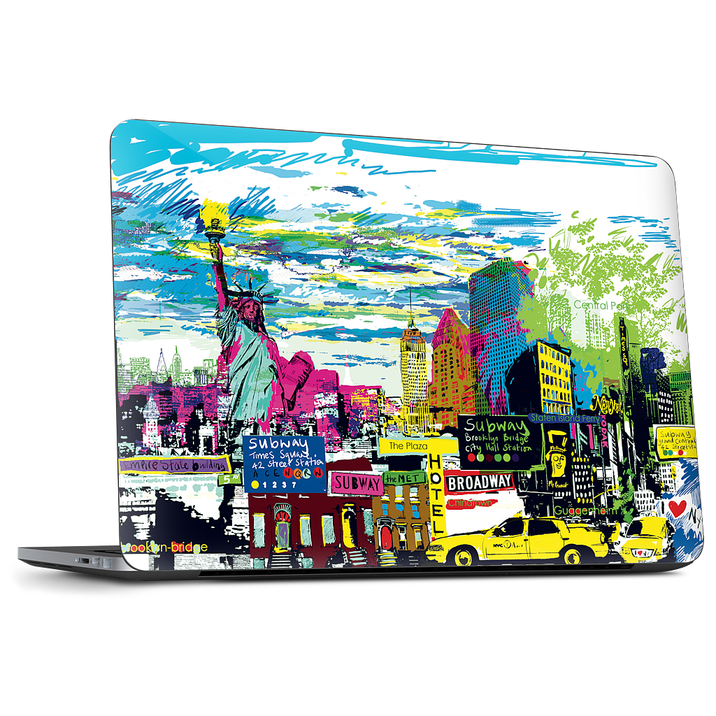 New York Skyline Dell Laptop Skin