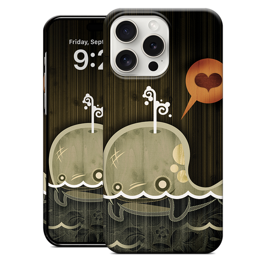 The Enamored Whale iPhone Case