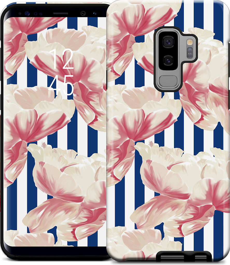 Stripe Floral Samsung Case