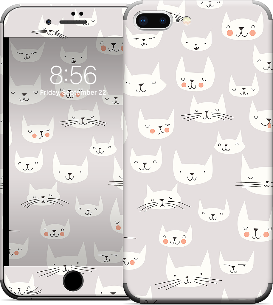 Cat Faces iPhone Skin