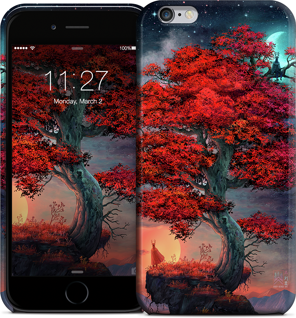 Light & Dark in Equal Parts iPhone Case