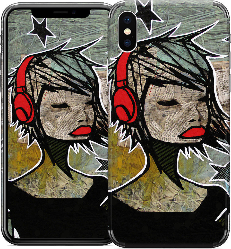 Night Music iPhone Skin