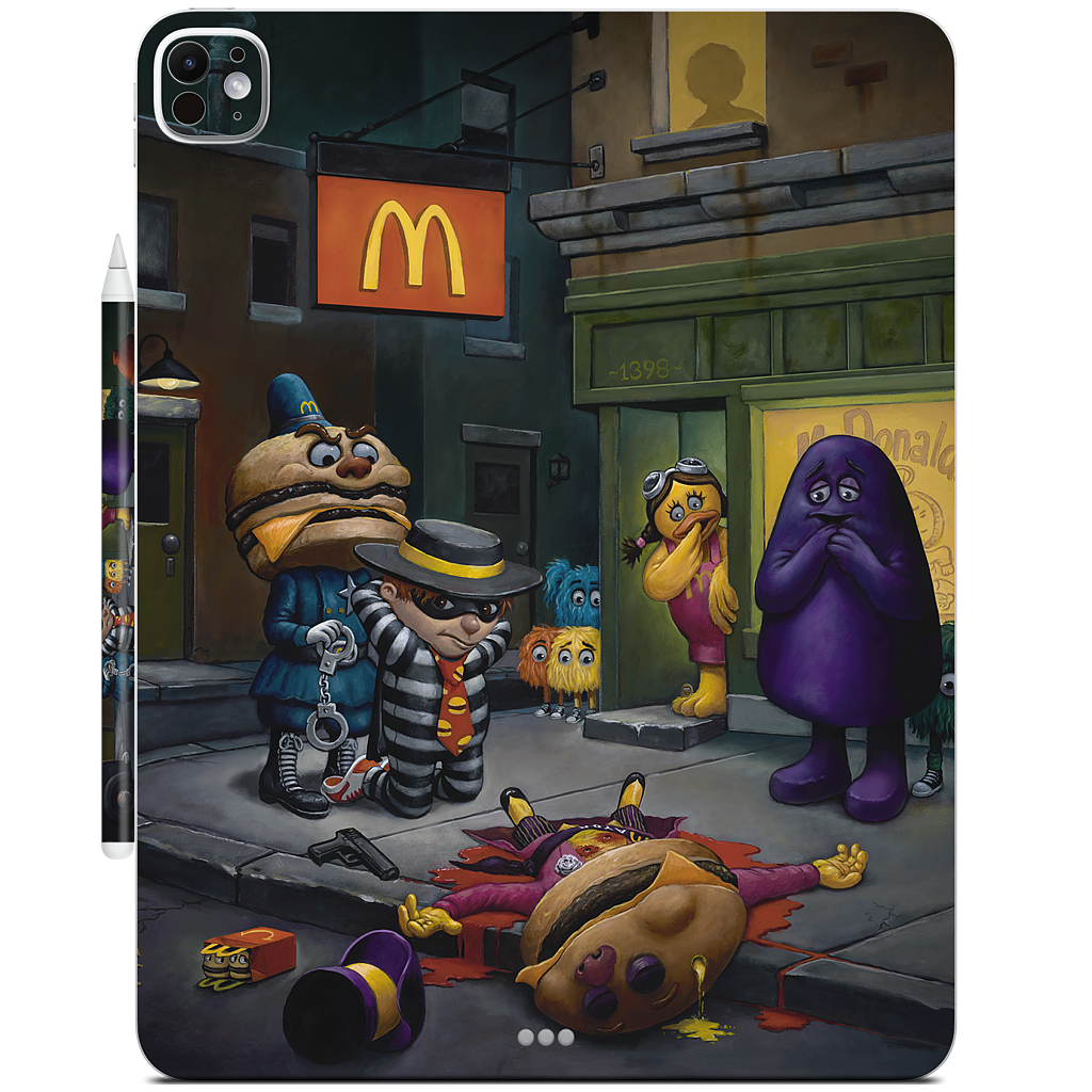 McCheese Gets Greased iPad Skin