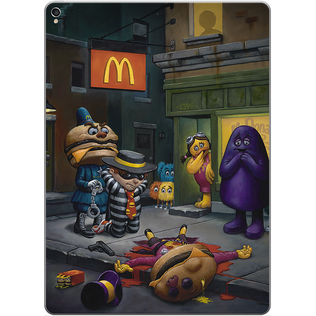 McCheese Gets Greased iPad Skin