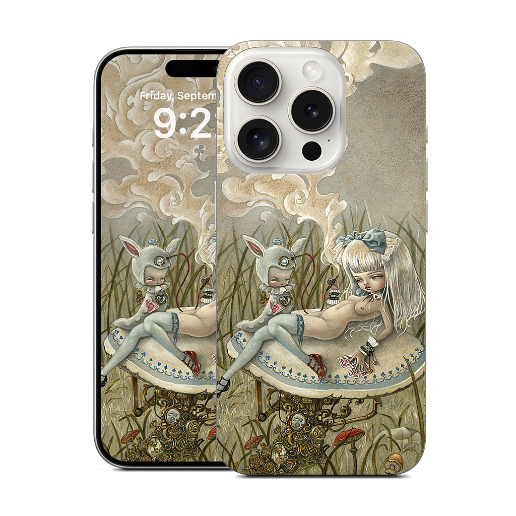 Alice and the Caterpillar iPhone Skin