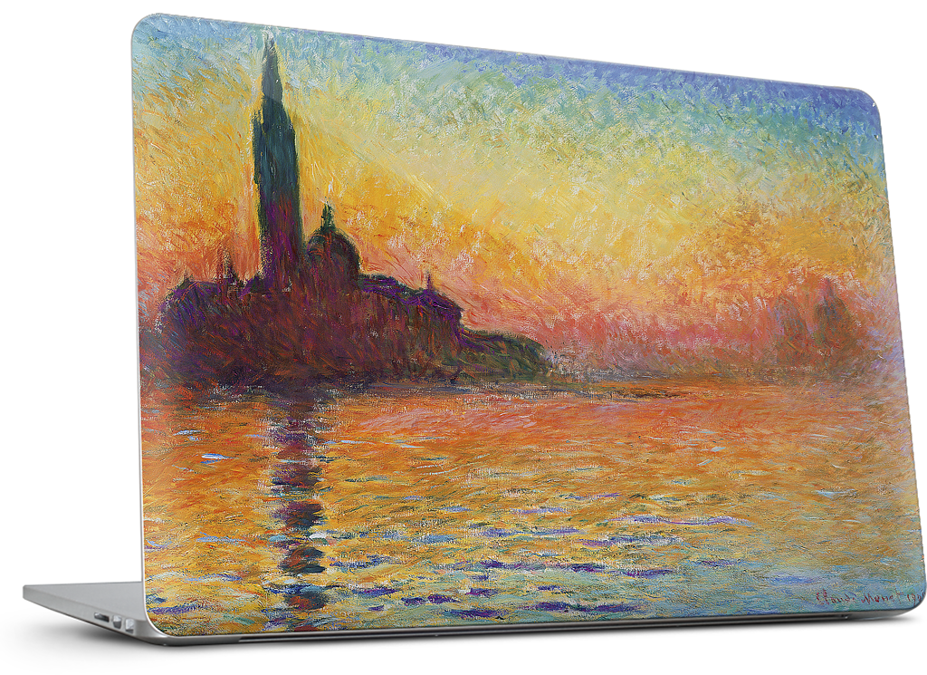 Sunset in Venice MacBook Skin