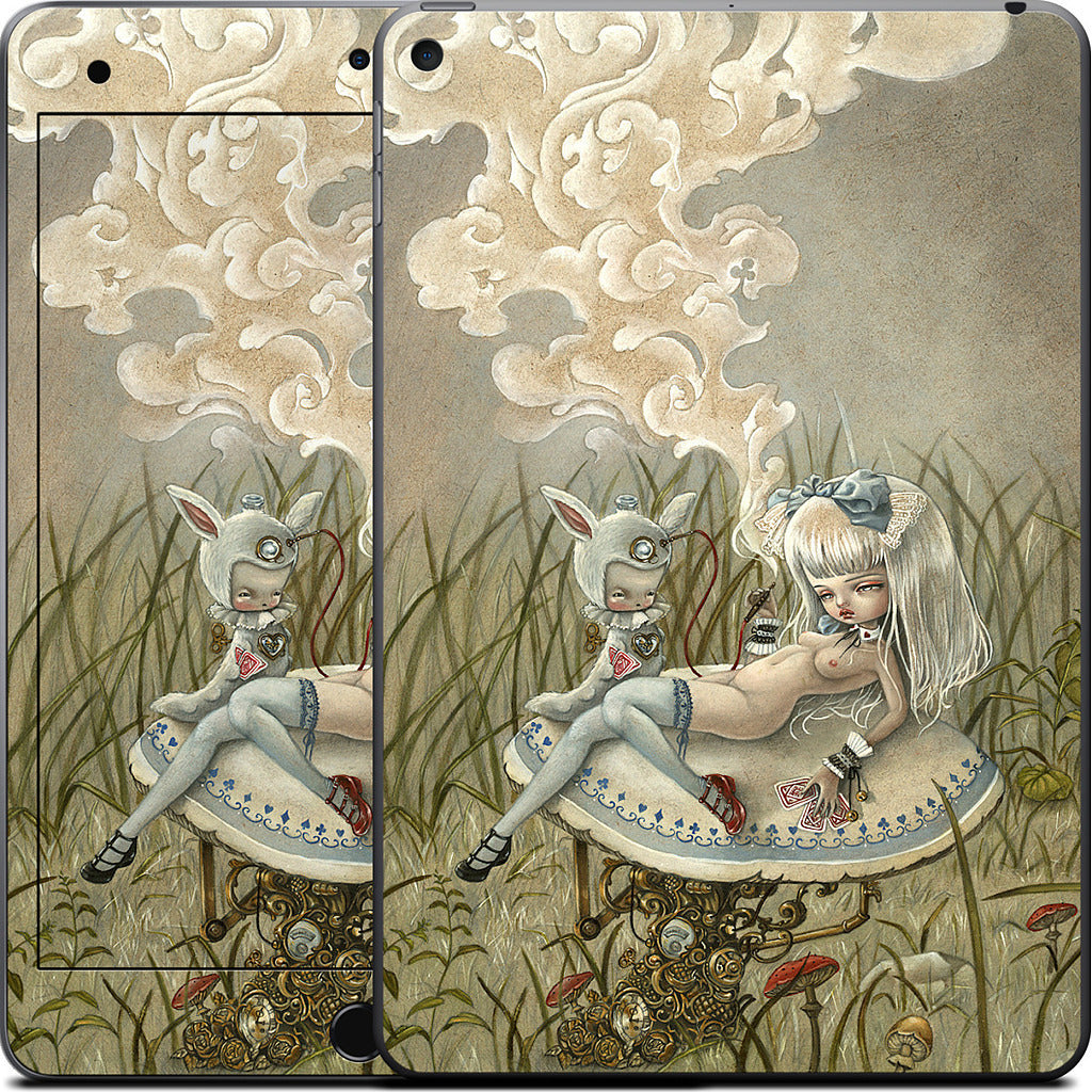 Alice and the Caterpillar iPad Skin