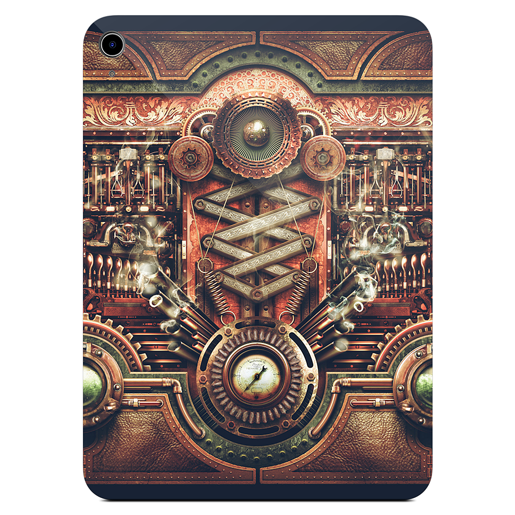 Steampunk Motherboard iPad Skin