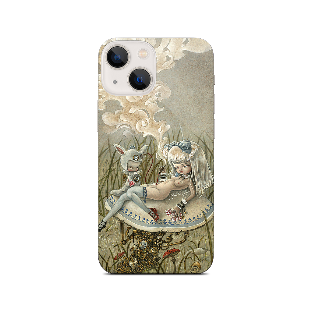 Alice and the Caterpillar iPhone Skin