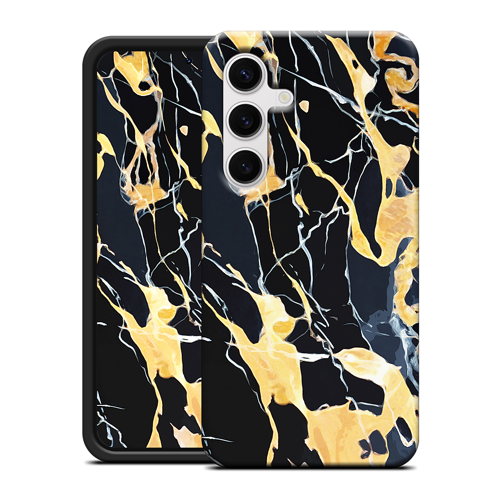 Black Marble Samsung Case