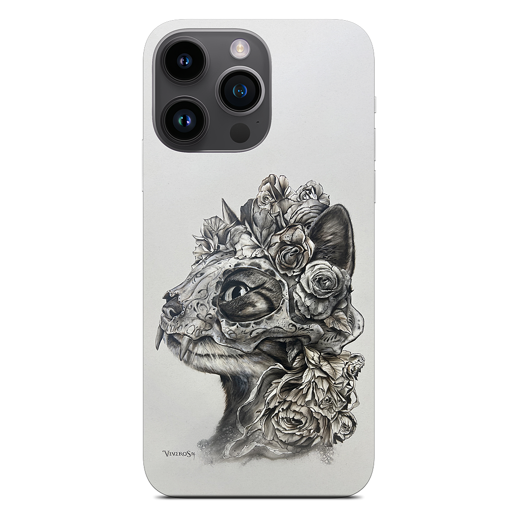 Muerte Cat iPhone Skin